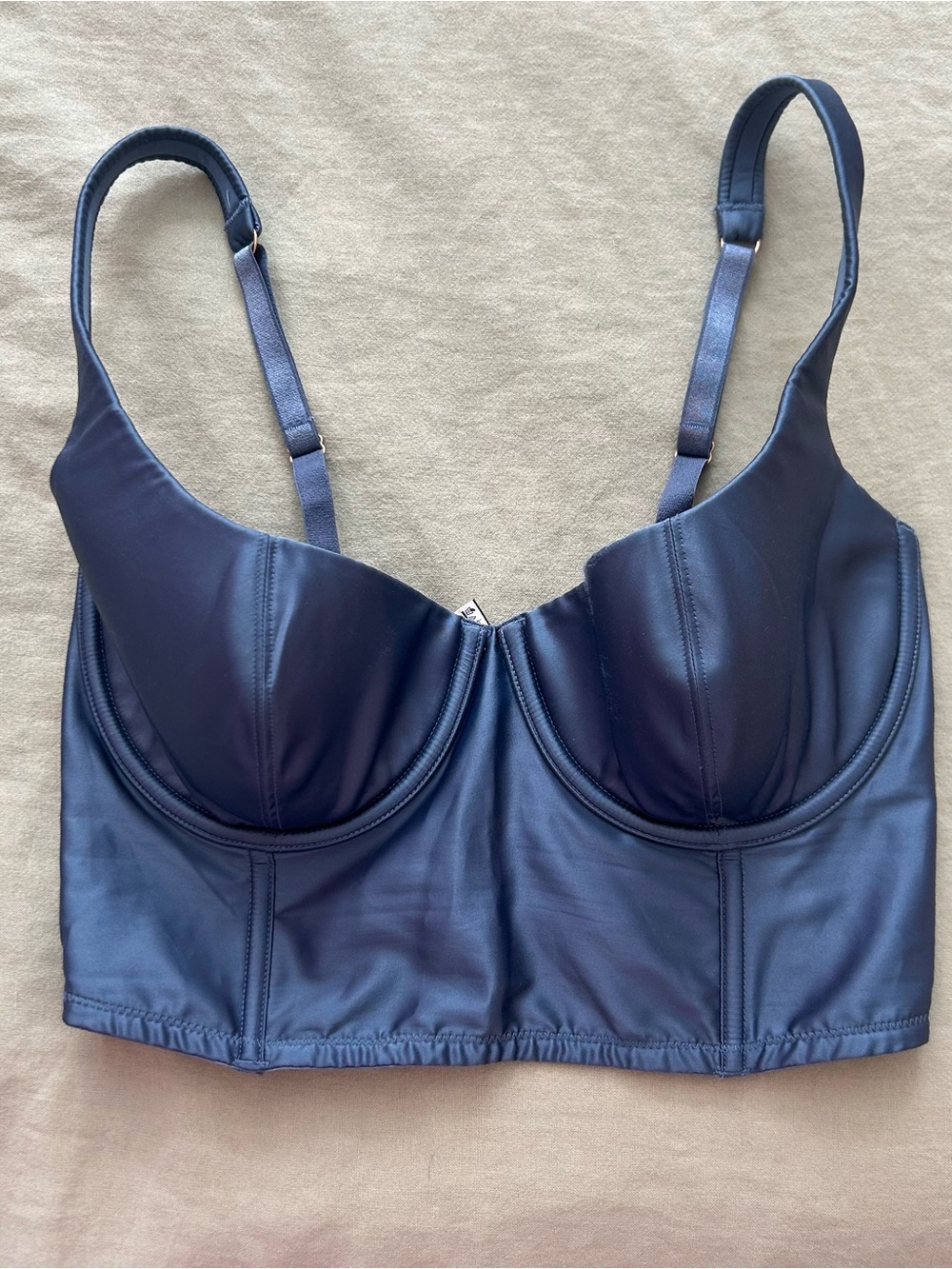 Victoria’s Secret Longline Underwire Bra in royal blue